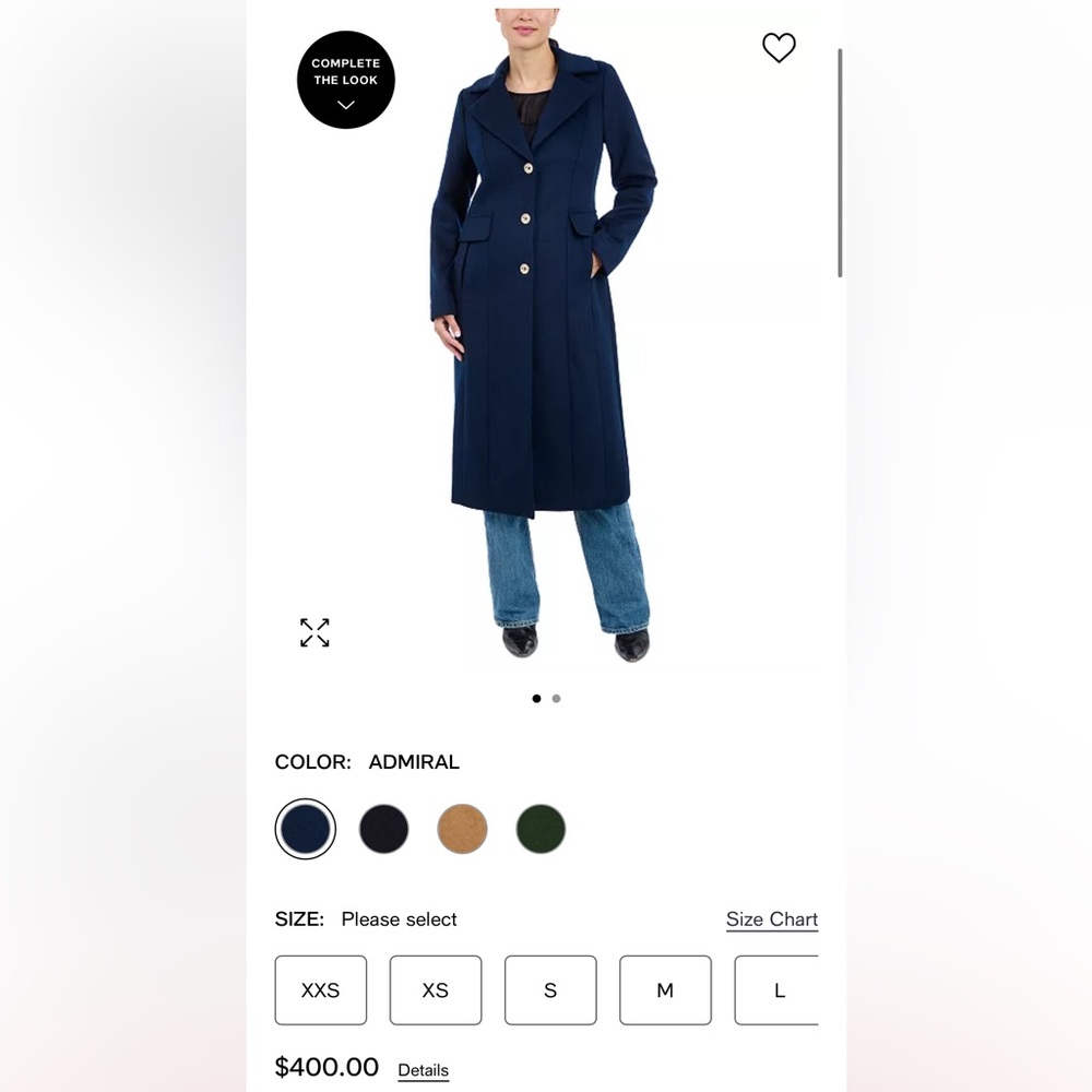 Michael Kors Blue Coat